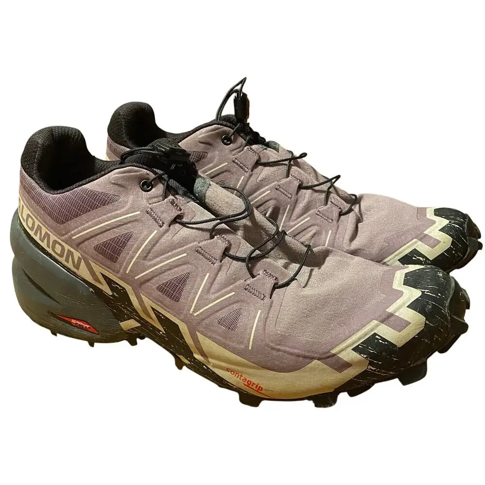 Salomon Women’s Sneaker, Lavender (Purple)/Black, Size 8.5, Hiking, Walking Shoe